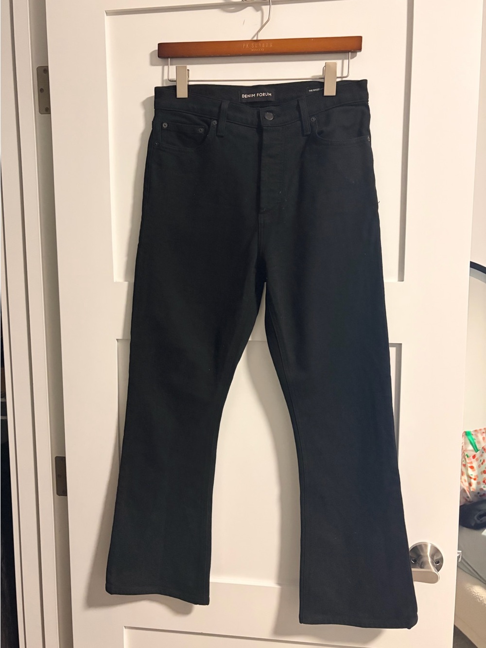 Denim Forum Bailey High Rise Crop Flare